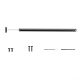 Automatischer Türspanner für Wohnmobil-Display-Türschlösser und Griffe, schwarzer robuster...