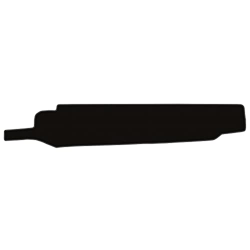 Aviles ハイエース バン 200系 DX スーパーGL スライドドア用 ステップマット フロアマット【16色から選択】(03:DX 片側スライドドア H29.11-, 01:無地×ブラック)