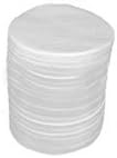 DSC TM Brand Glass Fiber Sample Pads for Moisture Analyzers- 90mm- 200 Count