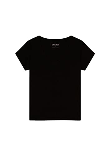 Teddy Smith Femme Mia MC T-Shirt, Noir, M EU