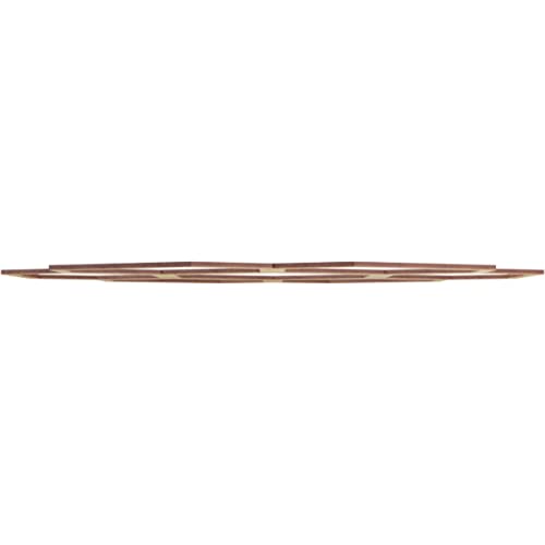 Image of Ekena Millwork 30 inchOD x 10 1 /2 inchID x 3 /8 inchT Florin Wood Fretwork Pierced Ceiling Medallion, Hickory