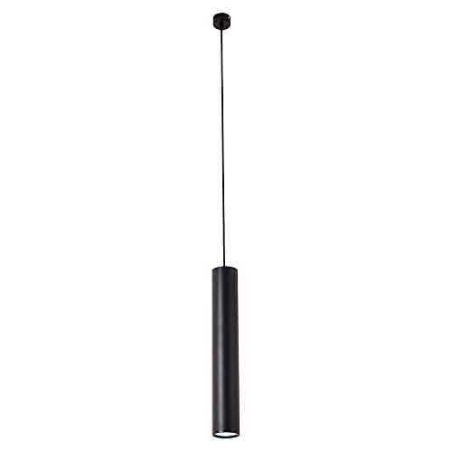 Lámpara colgante de tubo largo para techos altos e iluminación focalizada 2