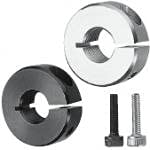 Shaft Collars - Threaded I. D., Slit One Piece Clamp-on 20mm 1pc