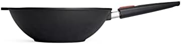 Woll Nowo 11030 N Wok Titanium 30 cm x 10 cm with Removable Handle Not for Induction
