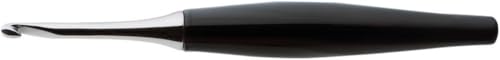 Image of Furls Crochet Hook, Odyssey Black, Nickel Plated Tip for Effortless Glide, Ergonomic Handle Crochet Hooks 7 inch (Odyssey Black, N - 9.00MM)