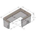 Oldcastle Precast 1000155 Rectangular Pull Box Box N36 Utility
