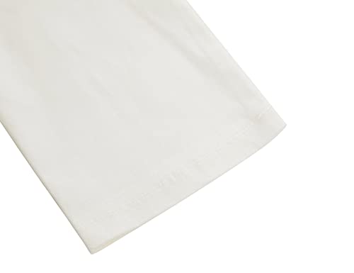 Muxxn Ladies 3/4 Sleeves Knee Length Mock Neck Formal Wear To Work Pencil Dress Off White M #TOP7