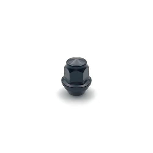Image of 20 pcs M12x1.5 Black Lug Nuts 1-1 /4 inch Heigh, Compatible with Focus, Fusion, Escape, EcoSport, Fiesta, Lincoln, MKC, MKZ, OEM Factory Style Replacement Lug Nuts