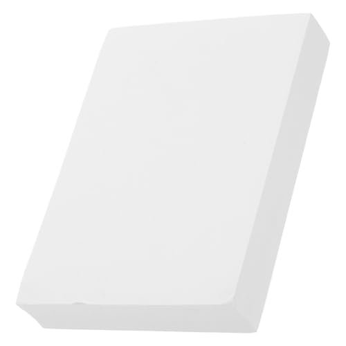 CALLARON Bloc-notes Blanc Vierge 250 Feuilles, Petit Format Portable, Papier Lisse Anti-bavure, Billets à Gratter pour Prise de Notes, Fournitures de Bureau Pratiques pour Organisation