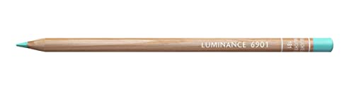 Image of CARAN DACHE LUMINANCE 6901 THE MOST LIGHTFAST PERMANENT COLOUR PENCIL EVER DESIGNED FOR PROFESSIONAL ARTIST (LIGHT MALACHITE GREEN)