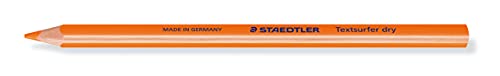 Staedtler Textsurfer Dry 128 64-4 VE | 12 Crayons surligneurs à sec orange fluo