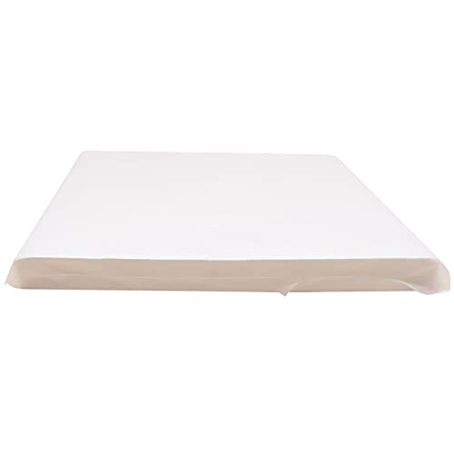 MARMODAY 100 hojas de papel pergamino a prueba de grasa para hornear pasteles de cocina antiadherente pre-cortados Pan forros para cocina 27x27cm