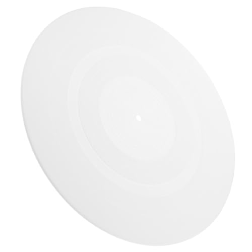 Holibanna Vinyl Recorder Mat Static Turntable Slipmat for Record Players Silicone Mat Lightweight Reduces Vibration present for Vinyl Enthusiasts