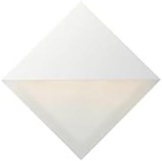 ET2 Alumilux Glow-10W 1 LED Outdoor Wall Mount-8 Inches Wide by 8 inches high-White Finish