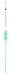 EISCO Bulb Form Pipette, 20ml - Class B, Tolerance ±0.060 - Blue Graduations - Color Code, Yellow - Borosilicate Glass