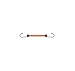 Produktbild Gummispannseil Gummispanner Planenspanner Spanngummi mit Metall Haken 0,8x60cm BCH1-08060OR-E Bradas 5457