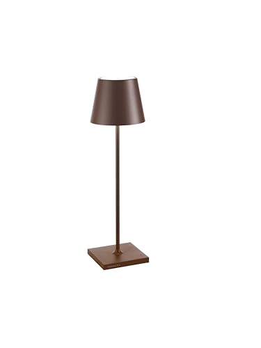 Lampada Da Terra LED Ricaricabile V-TAC - Regolabile Fino A 130cm - Design Moderno Marrone Corten Per Interni Ed Esterni - Foto 5