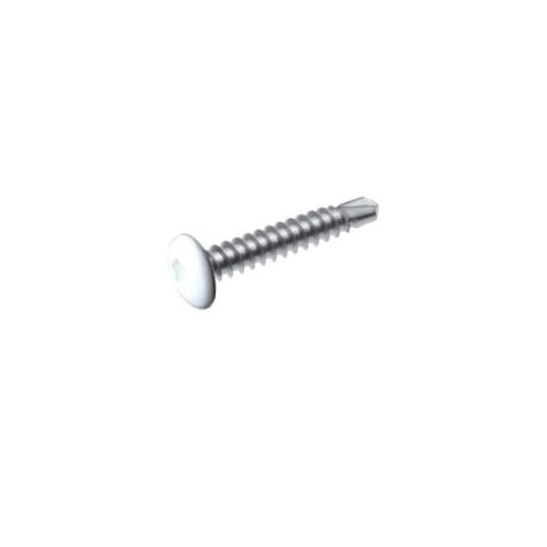 Vis autoperceuses 4,8x38 mm RAL 9010 blanc pur à tête cylindrique Torx pour vos fixations