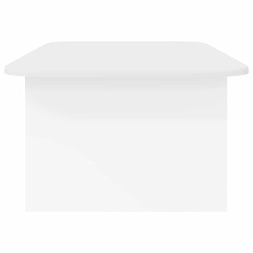 Table basse élégante au design minimaliste blanc pour salon chic