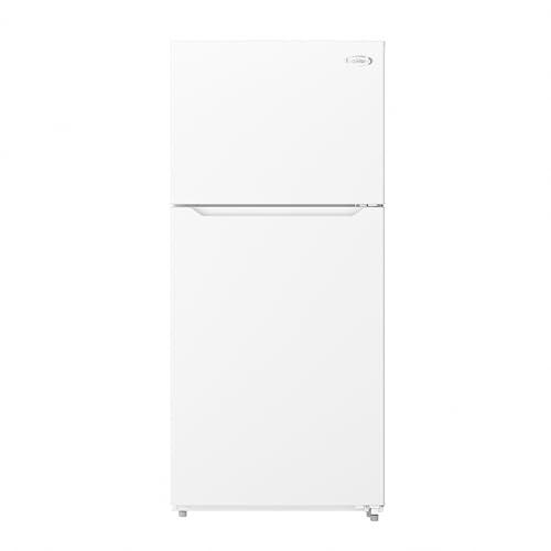 Image of KoolMore 30 Inch 20 Cu Ft Top Freezer Refrigerator, White, Freestanding Full Size Fridge Freezer for Home Kitchen or Garage