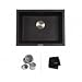 24" x 18" Universal Kitchen Sink - Black Onyx