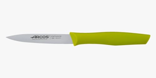 Arcos Serie Nova - Couteau à monder - Lame en acier inoxydable de 100 mm - Manche en polypropylène Vert