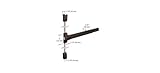 CRL DL750SV37DU Dark Bronze DL750SV Surface Vertical Rod Panic Exit Device