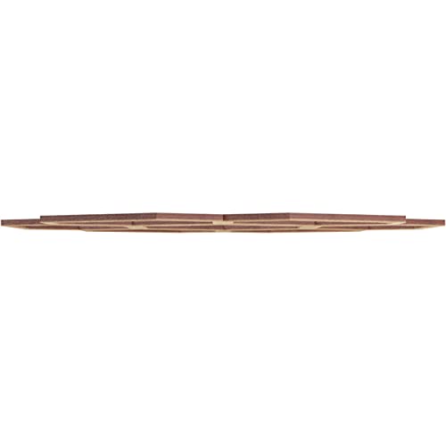 Image of Ekena Millwork 18 inchOD x 7 5 /8 inchID x 1 /4 inchT Florin Wood Fretwork Pierced Ceiling Medallion, Red Oak