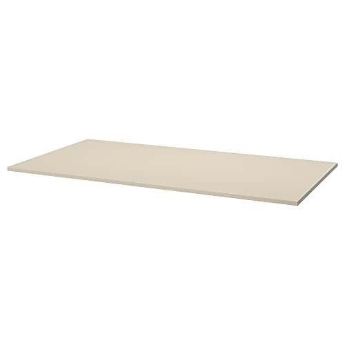 Plateau de table TROTTEN ProTuning beige, grande surface rectangulaire résistante