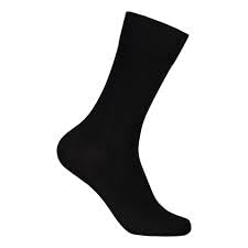 Image of Pure Cotton And Smell Free Men & Women Regular Formal Black Calf length combo Socks Anti-Slip | Sweat Absorbent | School socks | office socks | Sports | Running & Hiking