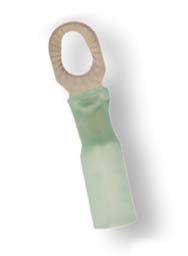 16-14 AWG Heat Shrink #10 Stud Multi Stud Ring Terminal (100/Pkg.)