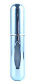 Vinayakart Portable Refillable Perfume Atomizer Spray Bottle, 5ml Capacity, Travel Size with Clear Window, Twist-Fill Design Multicolor (Pack Of 1) (5ml-Bright Blue)-image-20