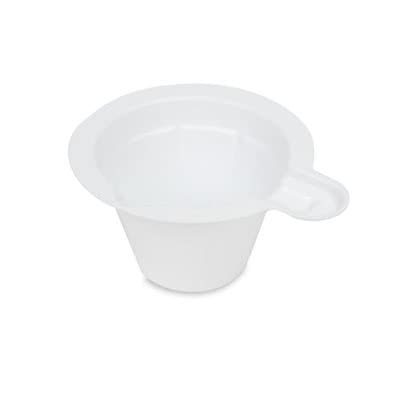 Heathrow Scientific Liquid Weighing Pour Boats with Pour Spout and Handle, Large-Sized, 200 mL Capacity, Polystyrene, Disposable, White (200 Per Pack)