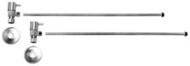 Mountain Plumbing MT5930L-NL-SC Satin Chrome Universal Lavatory Supply Kit - Angle