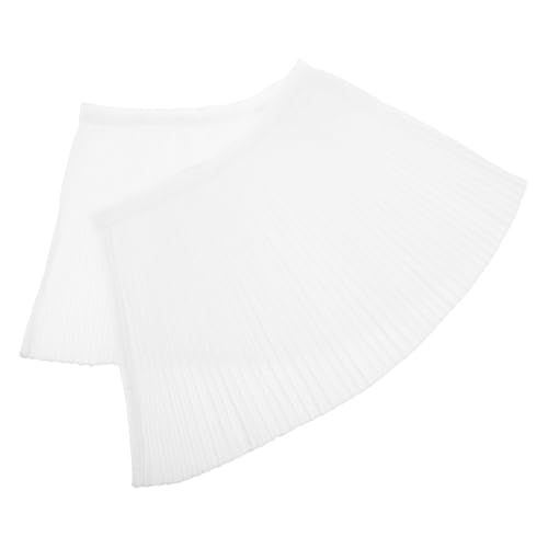 Capa impermeable para peluquería blanca ajustable