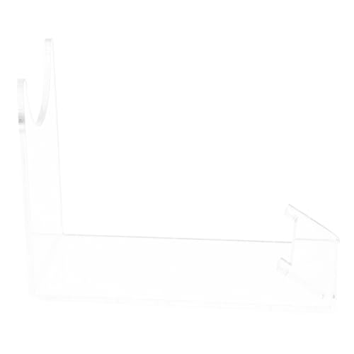 VICASKY Practical Acrylic Electric Shaver Stand Hair Dryer Holder Versatile Organizer for Bathroom Travel Business Trips Durable Hair Tool Rack for Grooming Essentials Storage