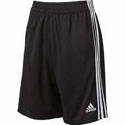 adidas Boys' Mesh Elastic Waistband Classic 3S Short, 3 Stripes Short Embroidered Logo (US, Alpha, Medium, Regular, Black)