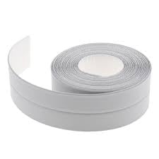 BAY-tec Banyo Küvet Mutfak Lavabo Beyaz Su Sızdırmaz Bant Su Geçirmez Bant 3,2 metre (38mm*3,2 metre)