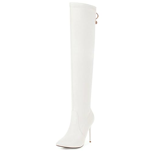 Bottes au-dessus du genou zippées taille 33.5 à 44 pour enfilage facile