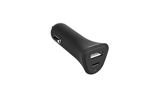 PowerJolt Double USB-C 15 et USB-A 12 V Noir