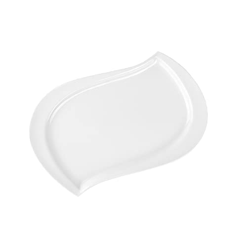 Plaque forme de S Sigma Holst blanche design ondulé unique - 5