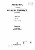 General Statistics, Minitab Manual 0471557595 Book Cover