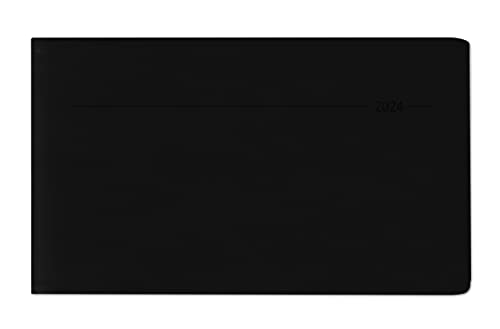 Timer To Go Tucson Black 2024 Office Calendar 15 x 9 cm 1 Week 2 Pages Landscape Timer Alpha Edition