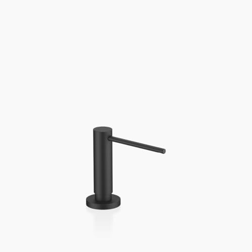 Dornbracht Spender mit Rosette, Ausladung 124mm, Serienneutral, 82444970, Farbe: Schwarz Matt