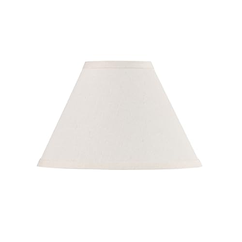 Image of Aspen Creative 58309, Hardback Empire Transitional UNO Lamp Shade, Cream, 4 inch Top x 10 inch Bottom x 7 inch Slant Height, Slip 33mm