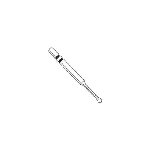 Premier Dental 2015961 Two Striper FG MP #30M Micro-Prep Medium Grit Diamond Burs 5/Pk