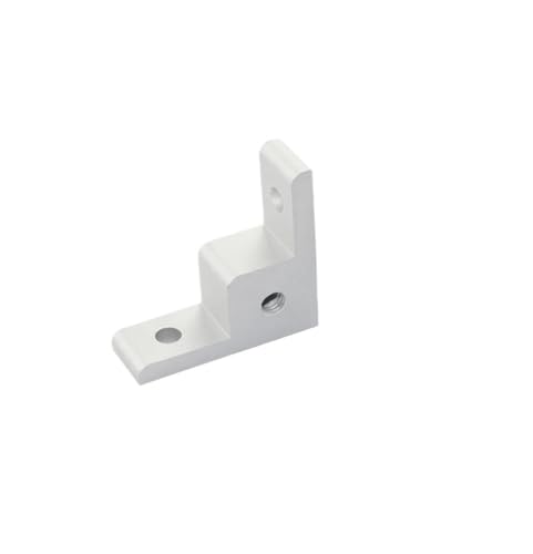 Code d'angle d'extrusion pour montage de châssis alu 1515 et 2020 M6 Silver