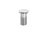 Cascade 40.002.3 Round Clicker Slotted Basin Waste, Chrome