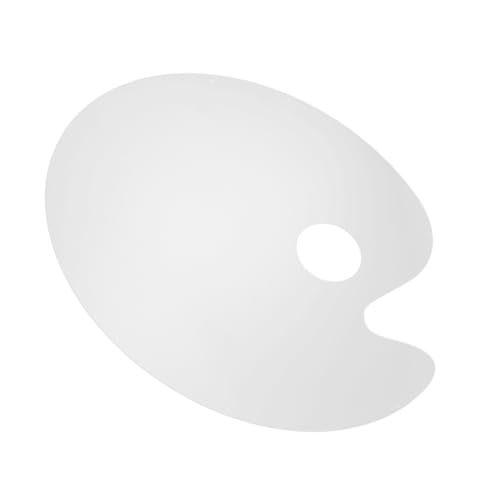 Holibanna Acrylic Palette Art Painting Mixing Tray Watercolor Pigment Tray Non-penetrating Hand-Sized for Boys and Girls Craftsmen Artists