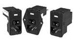 AC Power Entry Modules EMI/RFI Filtered M 3 POS 250VAC 10A